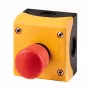 Eaton M22-PV/KC11/IY avarinio sustojimo mygtukas, raudonas, 1NO/1NC, IP66, 22,5 mm