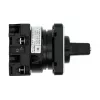 Eaton T0-1-15431/E 1 poliaus kumštelinis jungiklis 20A, 690V AC, juoda/pilka, priekinis montavimas, IP65