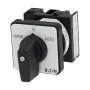Eaton T0-1-15431/E 1 poliaus kumštelinis jungiklis 20A, 690V AC, juoda/pilka, priekinis montavimas, IP65