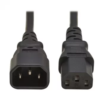 Eaton Tripp Lite Series Power Cord - IEC 60320 C14 to IEC 60320 C13 - 6 ft (1,83 m) - Black
