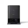 ECOVACS DEEBOT T80S OMNI robotų dulkių siurblys su automatine iškrovimo stotele, 6000 Pa siurbimo galia, karšto vandens grindų plovimas, karšto oro džiovinimas, AIVI 3D 2.0 kliūčių apėjimas, TrueMapping 2.0 LiDAR navigacija, juodos spalvos