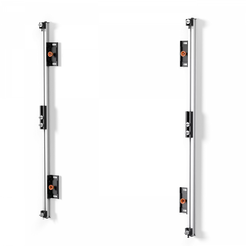 EDBAK ULS2500 Universal LED System 2 spintelėms 500mm | Juoda