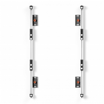 EDBAK ULS3337 Universal LED System 3 spintelėms 600 x 337,5 mm | Juoda