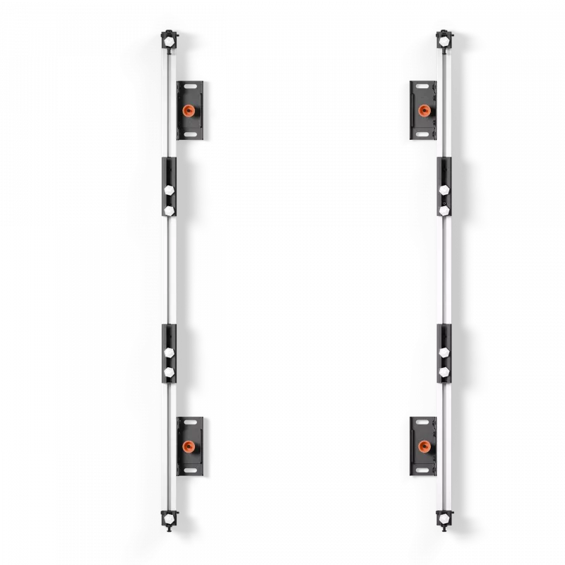 EDBAK ULS3337 Universal LED System 3 spintelėms 600 x 337,5 mm | Juoda