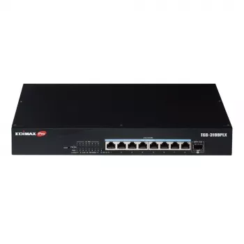 Edimax Pro TGS-3109PLX 9 portų Web Smart Multi-Gigabit PoE++ komutatorius su 8x 2.5G ir 1x 10G SFP+