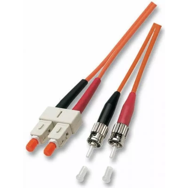 EFB dvipusis šviesolaidinis kabelis SC-ST OM3 50/125µm LSZH Aqua 5m