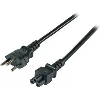 EFB EK495.1,8 maitinimo laidas nuo Swiss Type 12 iki IEC C5, 1,8 m, juodas, 3 x 0,75 mm²