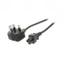 EFB EK499.1,8 maitinimo laidas UK BS 1363A į IEC C5, 1,8 m, juodas, 3x0,75 mm²