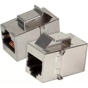 EFB Elektronik 37508.1V2 RJ45 Keystone adapteris, nerūdijantis plienas, IP68, Cat.6, ekranuotas, skydinis montavimas