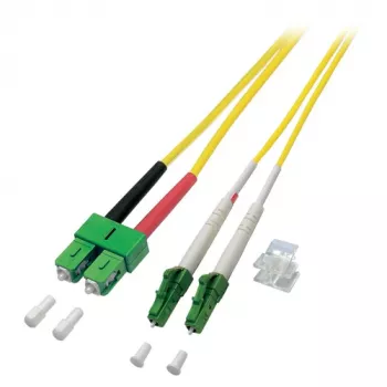 EFB Elektronik Fiber Optic Patch Cable LC/APC Single-mode (M) 1 m Yellow