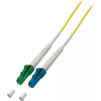 EFB Elektronik šviesolaidinis jungiamasis laidas LC Duplex vienmodis 9/125µm 1m geltonas LSZH
