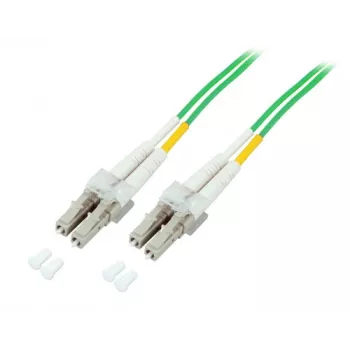 EFB Elektronik Patch Cable LC/PC to LC/PC Multimode OM3 Duplex 1 m Aqua LSZH