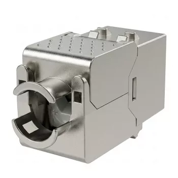 EFB RJ45 Keystone Slimline Cat.6A Shielded Die-Cast Zinc 10GE