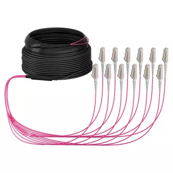 EFB Trunkkabel U-DQ(ZN)BH OM4 12G (1x12) LC-LC 40m Dca LSZH