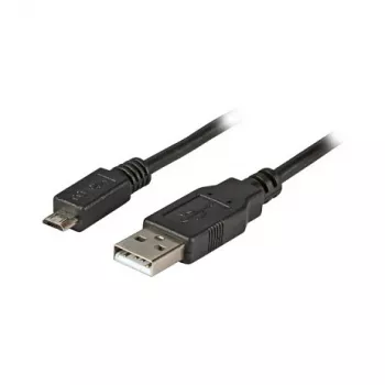 EFB USB 2.0 laidas A–Micro-B 5 kontaktų, 0,5 m, juodas, Classic