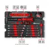 EINHELL-KWB E-Case Tool Case Moving, 79 dalių (juoda/raudona)
