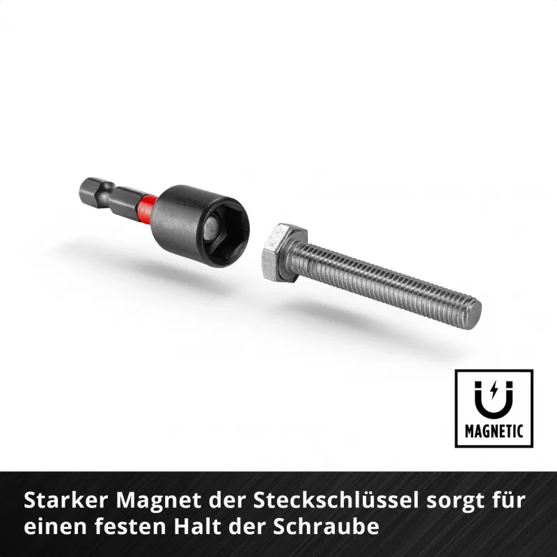 EINHELL-KWB Impact Bit & Socket Set in M-CASE, 39-Piece