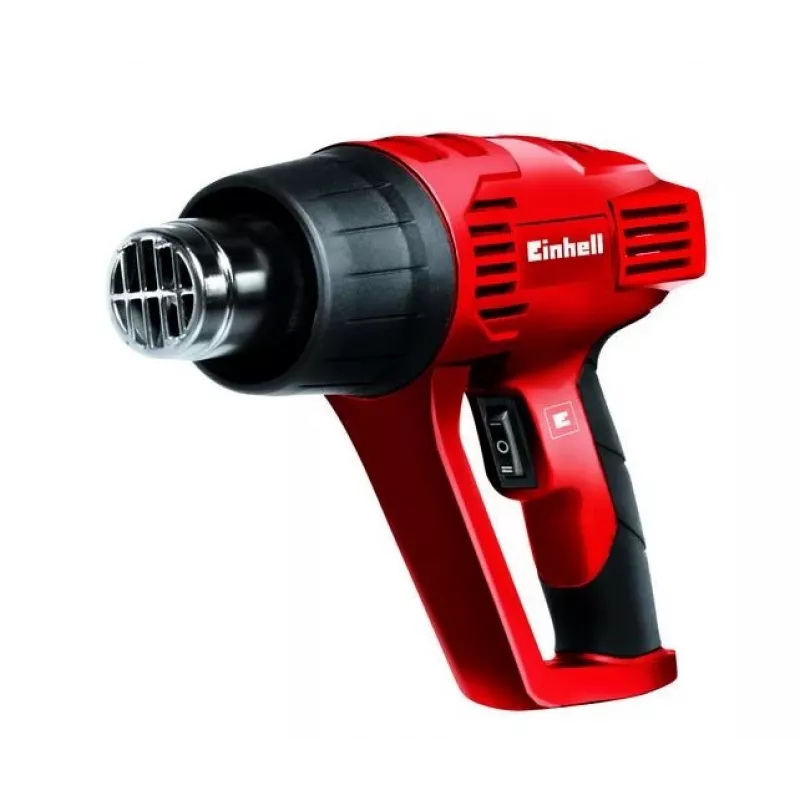 Einhell TC-HA 2000/1 karšto oro pūtiklis 2000 W 550°C 500 l/min su 4 antgaliais ir grandikliu raudonas