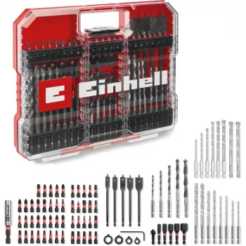 EINHELL XL-CASE Impact Bit and Drill Bit Set, 95-Piece, Drill Bit & Bit Set