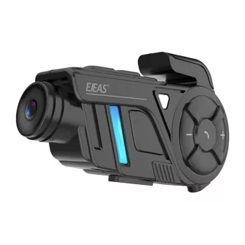 EJEAS K1Pro+ Motociklo Šalmo Intercom su 1080P Įrašymu - Vienas Intercomas