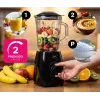 ELDOM BK6 NOXAR Cup Blender 500W Juodas 2x600ml Tritan buteliai Pulse