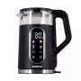 ELDOM C560 Nuvia belaidis virdulys su temperatūros valdymu, 1,7 L, 2200 W, LED ekranas, nerūdijantis plienas/juodas
