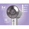 ELDOM HT280 Plaukų džiovintuvas, 1650 W, pilkas, 3 temperatūros režimai, 2 greičio režimai, šalto oro funkcija, koncentratoriaus antgalis, nuimamas oro filtras, pakabinimo kilpa, apsauga nuo perkaitimo, 1,8 m laidas