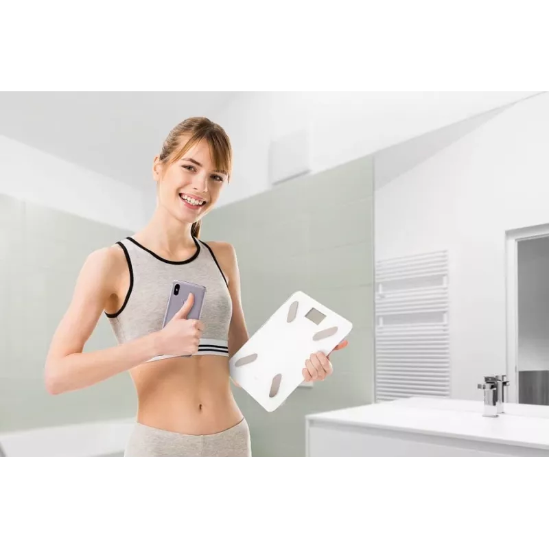 ELDOM Smart Personal Scale TWO550B ULLIE su 12 kūno rodiklių, Bluetooth ir programėle