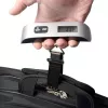 ELDOM WB10 Skaitmeninės lagaminų svarstyklės 50 kg su apšviestu LCD ekranu