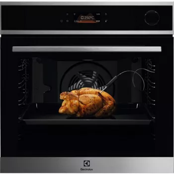 Electrolux EOC8P39WX Įmontuojama Viena Orkaitė su Pirolitiniu Apsivalymu, 71L, A+ Energijos Klasė, Nerūdijantis Plienas
