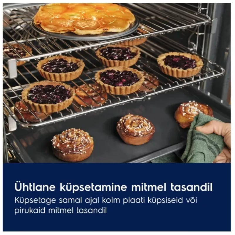 Elektrolux EOF7P86H3 įmontuojama elektrinė orkaitė 71L su pirolitiniu valymu, SenseCook ir SteamBake | ITwork.lt