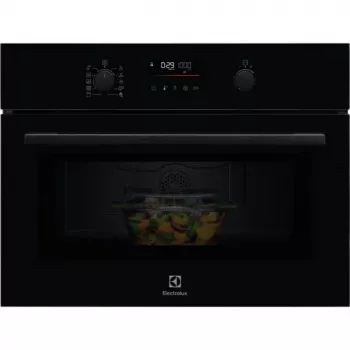 Electrolux LVM6E46Z įmontuojama kombinuota mikrobangų krosnelė su griliu, 46 L, 900 W, jutiklinis valdymas, juoda