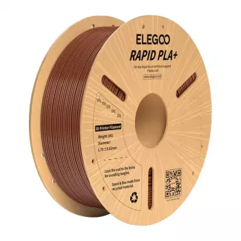 ELEGOO Rapid PLA+ Filament (Brown) 1.75mm 1kg