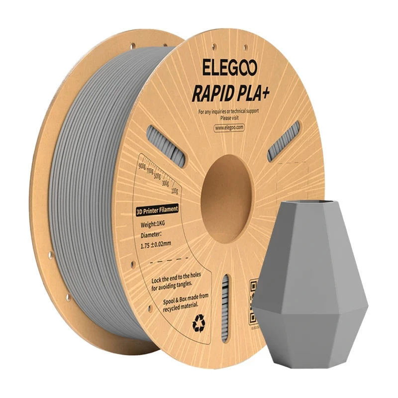 ELEGOO Rapid PLA+ Filament (Gray)