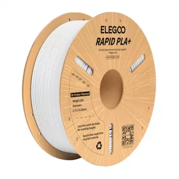 ELEGOO Rapid PLA+ Filament (White) 1.75 mm 1 kg