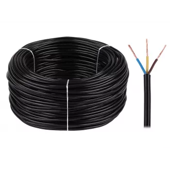 ELEKTROKABEL Electric Cable OMY 3x1 300/300V Black