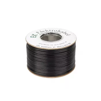 ELEKTROKABEL Garsiakalbių kabelis SMYp 2 x 0.22 mm² Juodas 300 m