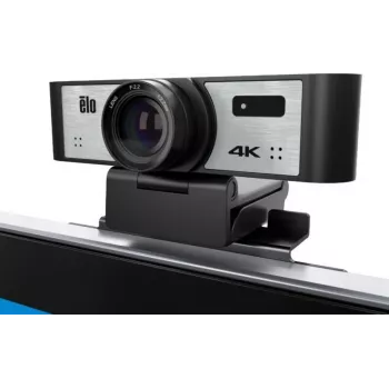 „Elo 4K konferencinė kamera su USB-C, nuotolinio valdymo pulteliu, 1,8 m kabeliu, suderinama su Elo 03 serijos jutikliniais ekranais (E988153)“