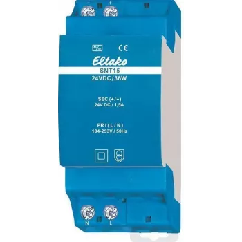 Eltako SNT15-24VDC/36W DIN bėgio maitinimo šaltinis 24V DC 1.5A 36W 20000169