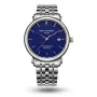 Emile Chouriet vyrų 001168G406698 automatinis nardymo laikrodis 40 mm mėlynu ciferblatu ir nerūdijančio plieno apyranke