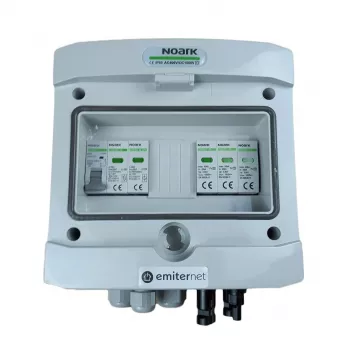 EMITER DCAC Hermetic IP65 PV Combiner Box su Noark Type 2 SPD, 1 String, 1 MPPT, 16A 1-fazė