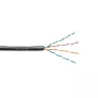 EMITER EmiterNet Outdoor UTP Cat5e Cable PVC+PE Solid Copper 4x2x0.5mm Black