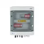 EMITER Switchgear Attached DCAC Hermetic IP65 EMITTER su DC viršįtampio ribotuvu Dehn 1000V 2 tipas, 2 x PV String, 2 x MPPT // og. AC Dehn 2 tipas, 10A 3-F