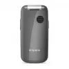 Emporia ONE V200i sulankstomas telefonas, 2,31 colio ekranas, dviguba SIM, SOS mygtukas, Space Grey/Silver