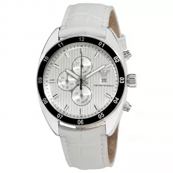 Emporio Armani AR5915 vyriškas chronografo laikrodis iš nerūdijančio plieno, 42 mm