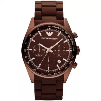 Emporio Armani AR5982 Vyriškas Chronografo Nerūdijančio Plieno Laikrodis 43mm