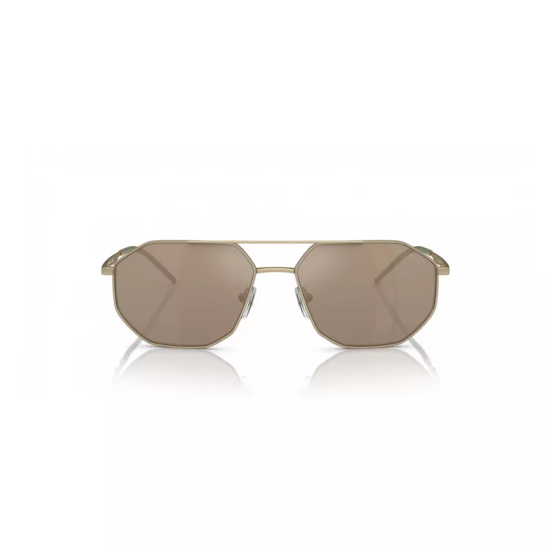 EMPORIO ARMANI EA2147-30025A Akiniai Vyriški Matine Juodi Pilki Stačiakampiai