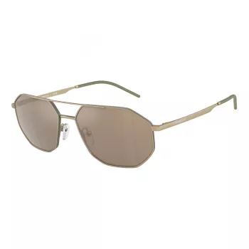 EMPORIO ARMANI EA2147-30025A Akiniai Vyriški Matine Juodi Pilki Stačiakampiai