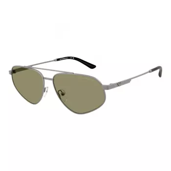 EMPORIO ARMANI EA2156-30032A Vyriški Akiniai nuo Saulės – Matinio Juodo Rėmelio, Pilkų Gradientinių Lęšių, 59 mm