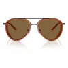 EMPORIO ARMANI EA2163-3001OR Vyriški Akiniai nuo Saulės – Blizgantis Juodas Rėmelis, Tamsiai Pilki Lęšiai, 56mm